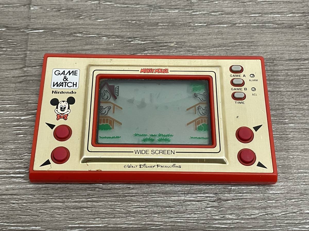 ☆ ゲームウォッチ ☆ ミッキーマウス MICKEY MOUSE MC-25 動作品 状態良好 本体 のみ GAME＆WATCH ゲーム＆ウォッチ 任天堂 Nintendo