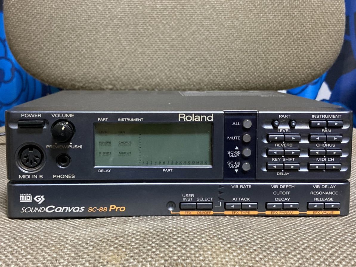 1円スタート】Roland SC-88 Pro ジャンク品(音源モジュール)｜売買され 