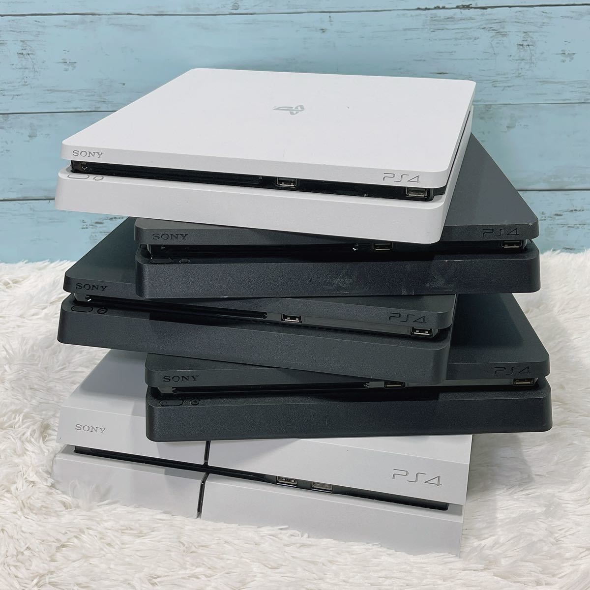 1円〜 SONY PS4 まとめ売り CUH-1200A 2000A 2100A×2 2200Aブラック 