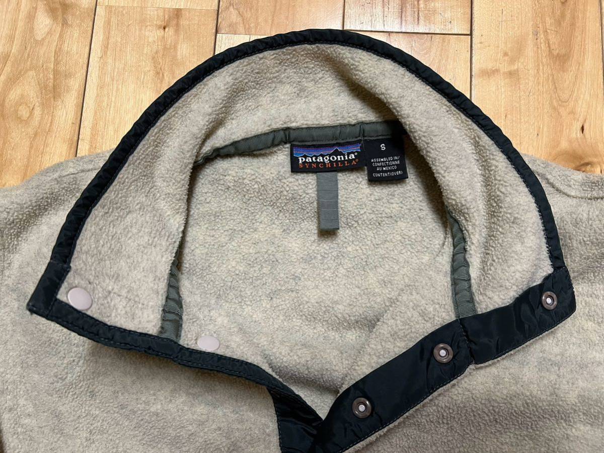 パタゴニア Patagonia フリース シンチラ Sサイズ ホワイト系 中古 