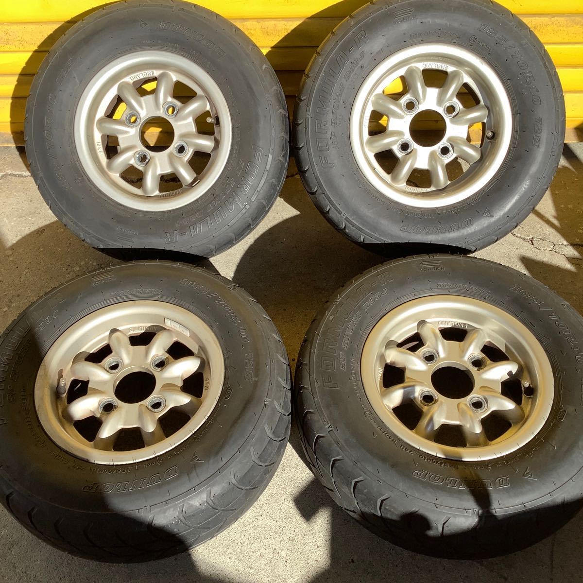 MINILITE 10インチ 5J オフセット不明 ENGLAND ダンロップ 165 