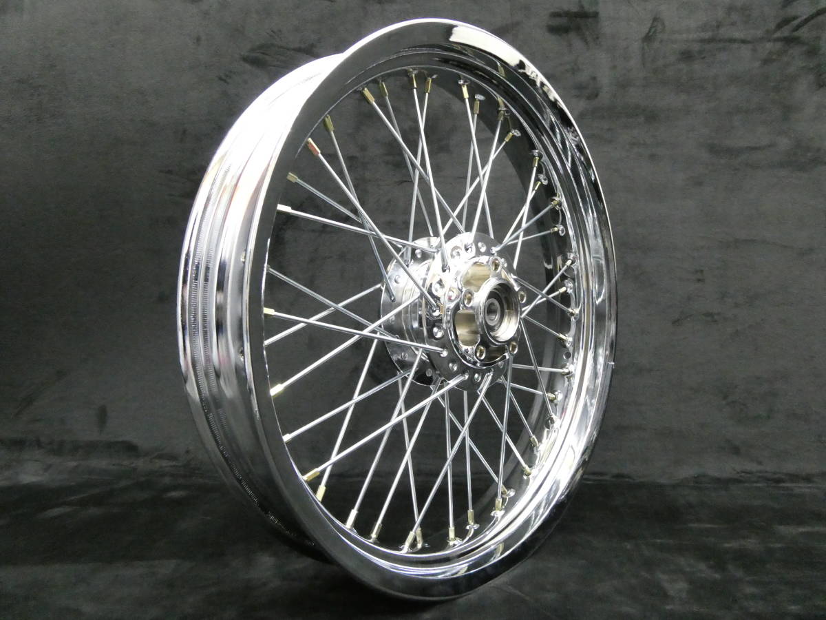 ゼファー400 スポークホイール メッキ /車検対応 前後18インチ RS