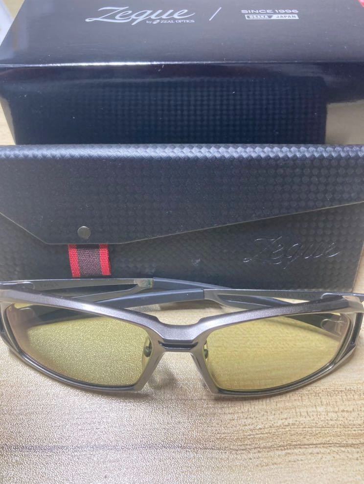 【送料無料】【箱付】ジール　オプティクス Vanq X F-1763　ヴァンク エックス フレーム：ガンメタル レンズ：イーズグリーン _1