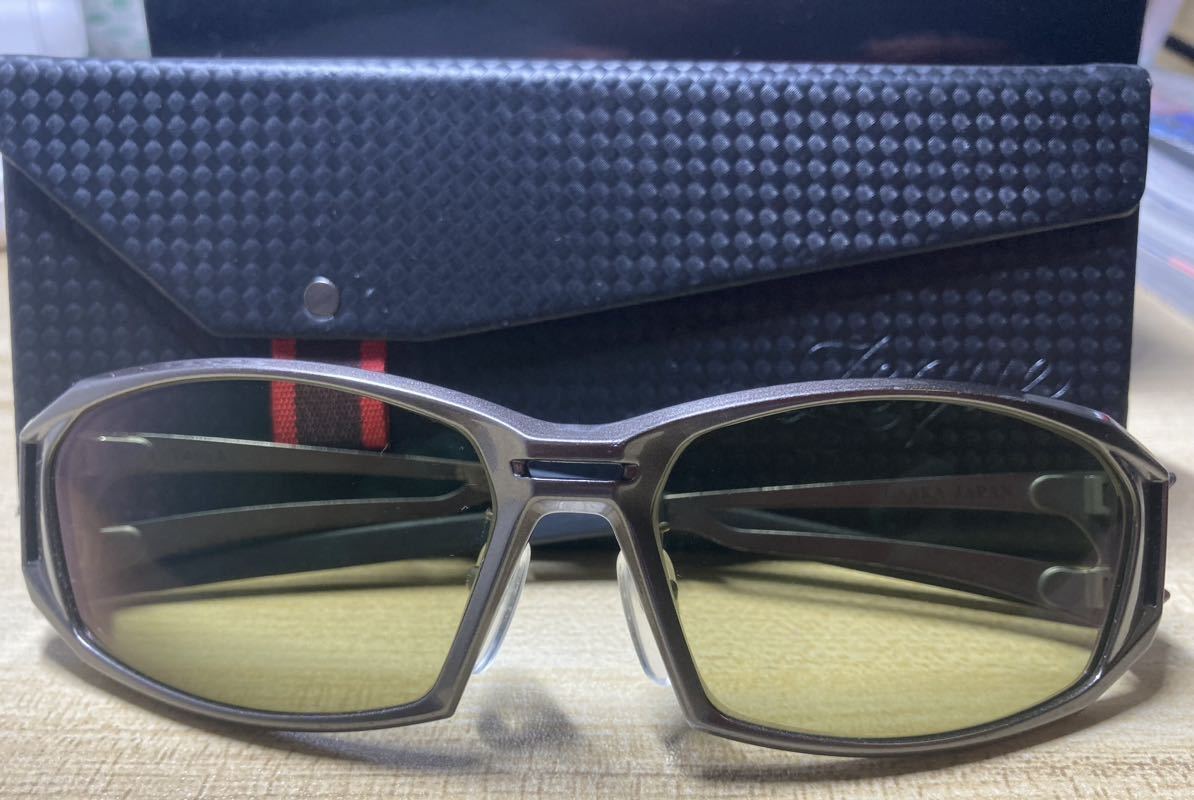 【送料無料】【箱付】ジール　オプティクス Vanq X F-1763　ヴァンク エックス フレーム：ガンメタル レンズ：イーズグリーン _10