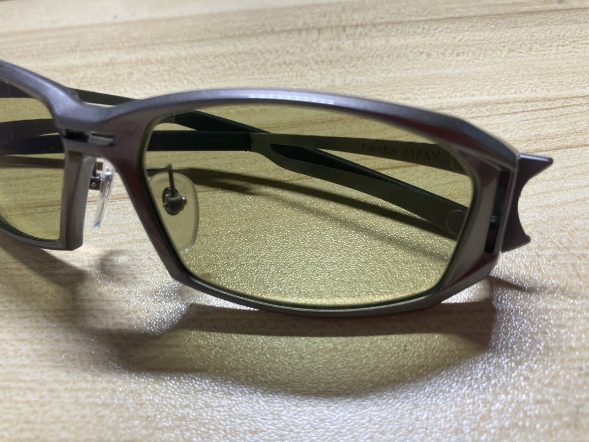 【送料無料】【箱付】ジール　オプティクス Vanq X F-1763　ヴァンク エックス フレーム：ガンメタル レンズ：イーズグリーン _3