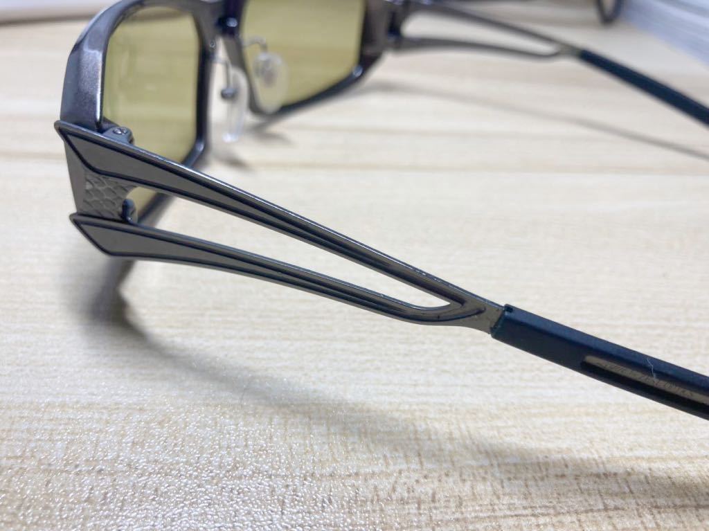 【送料無料】【箱付】ジール　オプティクス Vanq X F-1763　ヴァンク エックス フレーム：ガンメタル レンズ：イーズグリーン _5