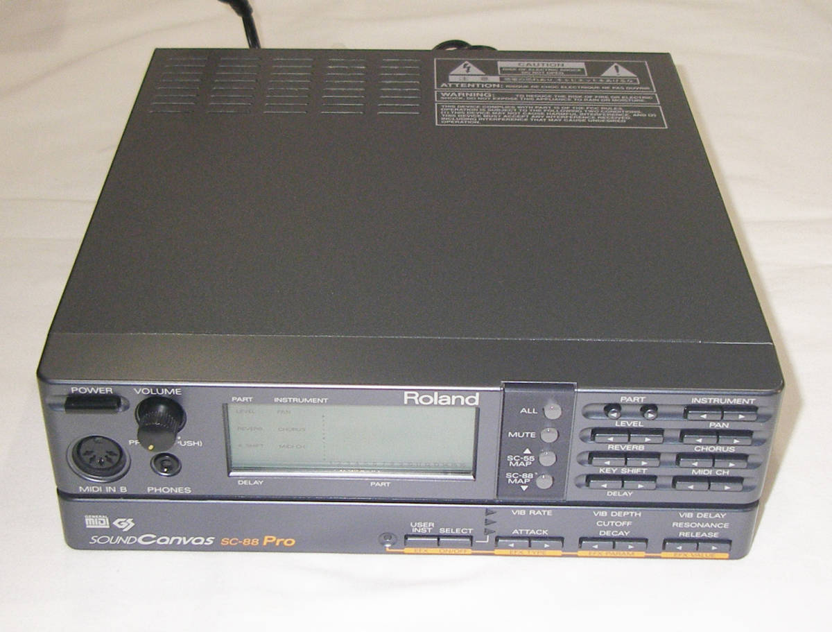 ☆美品☆Roland SC-88PRO (CM-64 SC-55) Sound Canvas☆OK!!☆MADE in 