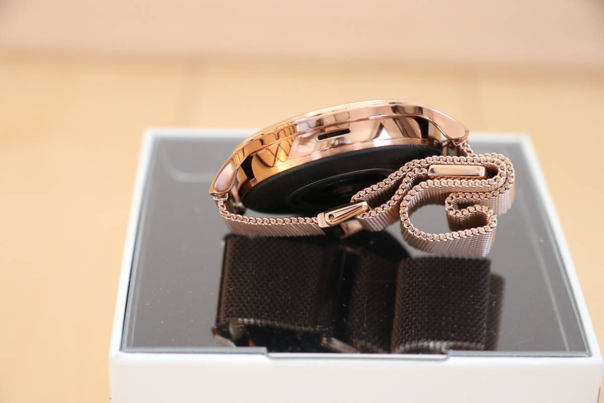 ★Fossil ローズゴールドトーン ステンレススチールメッシュ ジェネレーション5E FTW6068★_3