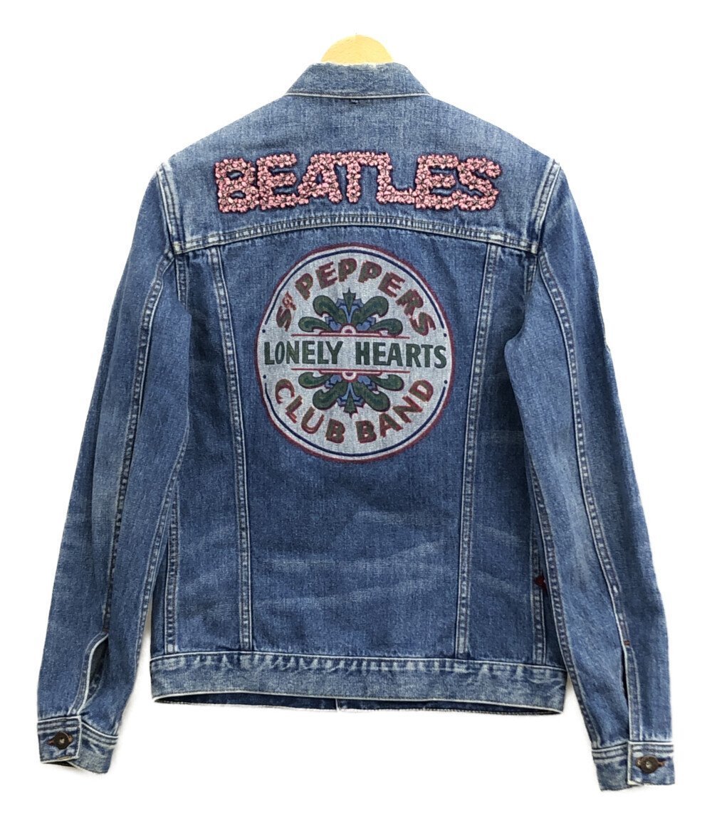 プリティーグリーン デニムジャケット THE BEATLESコラボ メンズ XS XS