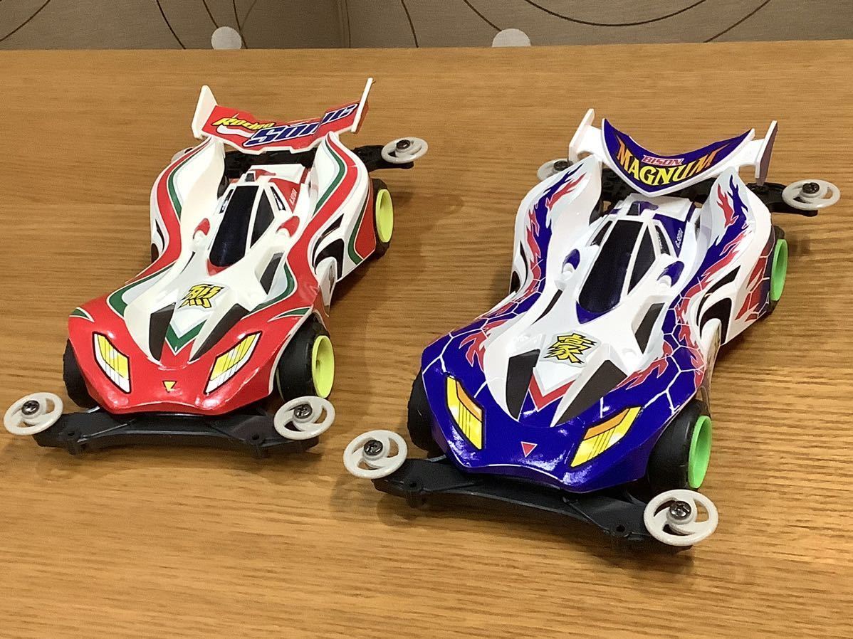TAMIYA ミニ四駆 バイソンマグナム & ロデオソニック 完成品セット