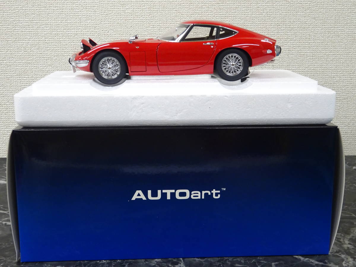 ミニカー】 AutoArt 1/18 トヨタ 2000GT ワイヤースポークホイール 