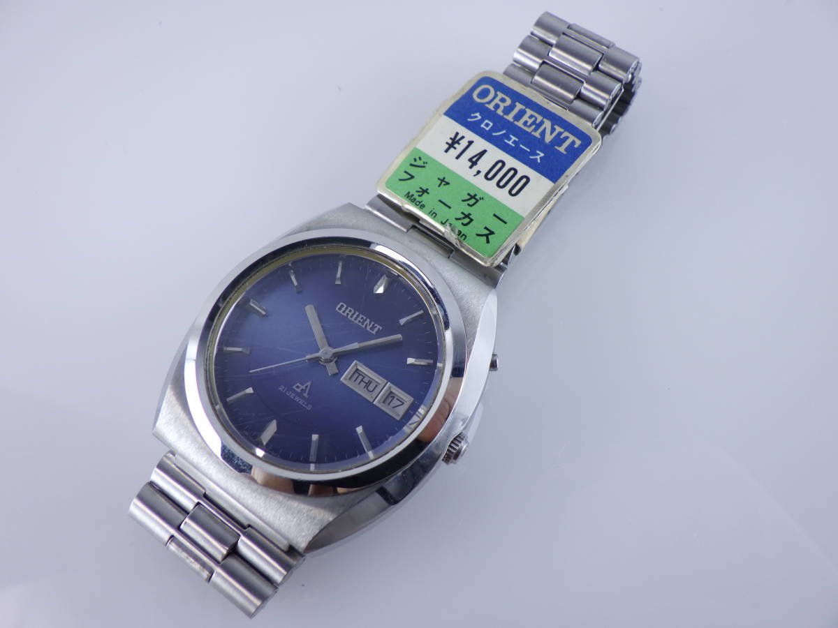 orient ca オリエントクロノエースメンズ自動巻き稼動品腕時計