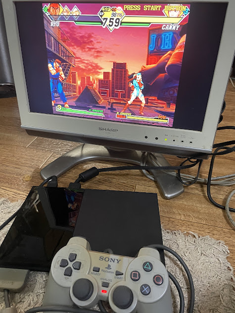 簡易チェック済み★PS2本体 SCPH-90000 チャコールブラック★本体、電源ケーブル、AVケーブルのみ、コントローラーなし_3