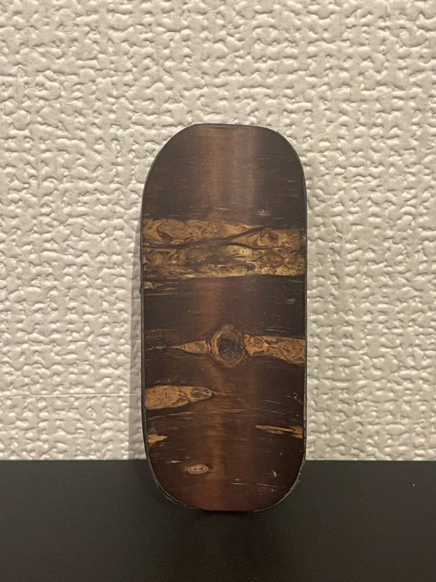 【未使用】桜皮細工 茶道具 茶筒 伝統工芸品 _10