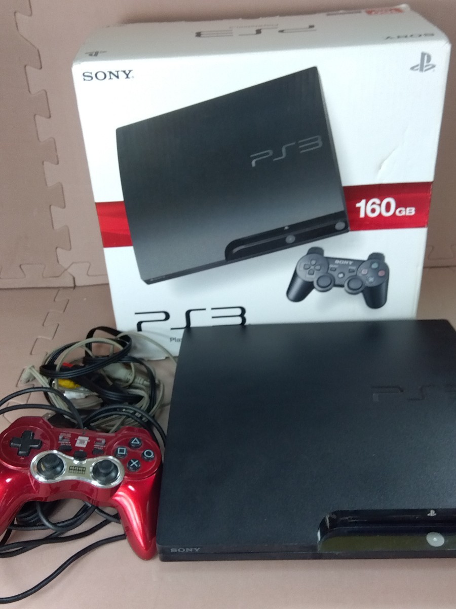 1円】 SONY PS3 CECH-2100B ケーブル付属 コントローラー 通電確認 