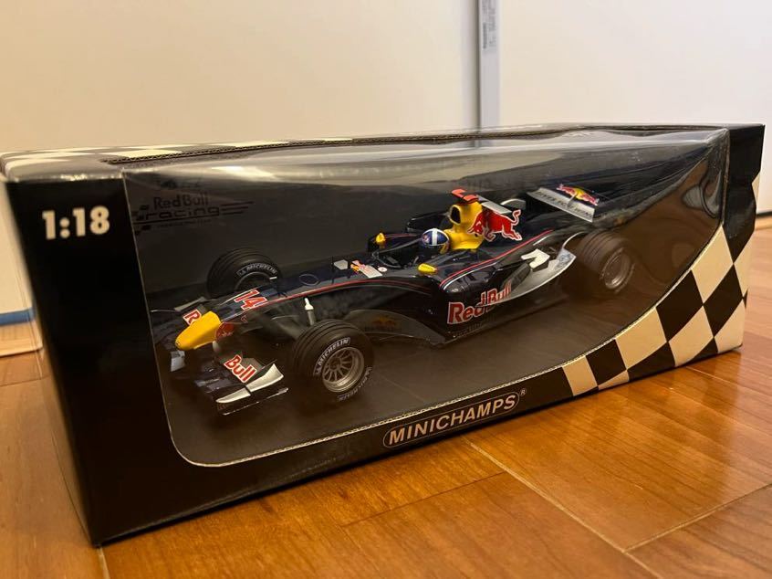 限定品 未開封 ミニチャンプス 1/18 レッドブルレーシング 2005 D 