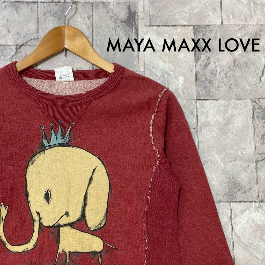 LOVE STUDIO FLOWER EMBROIDERY SWEAT⁄裏起毛スウェット(限定展開 