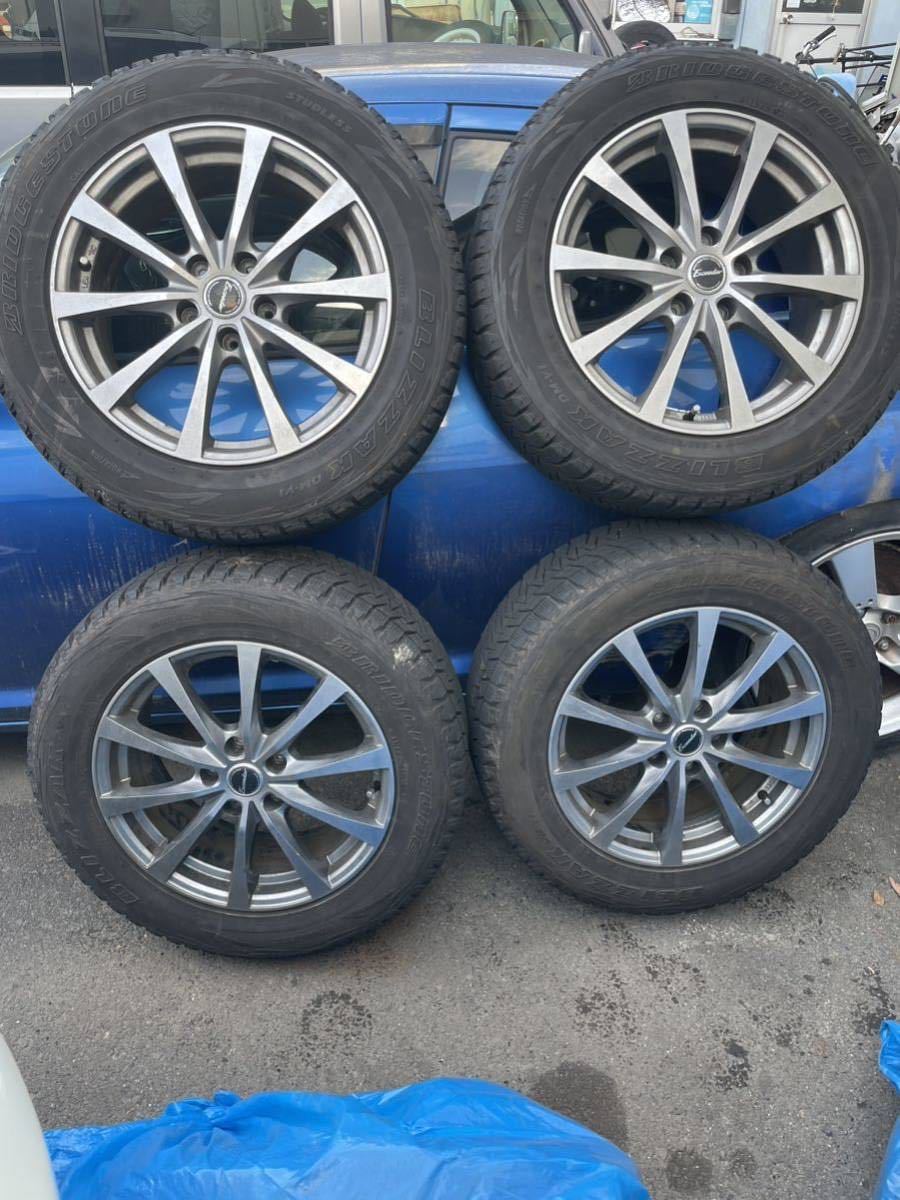 比較的美品☆17インチホイールタイヤ☆スタッドレス☆5H/114.3/225 