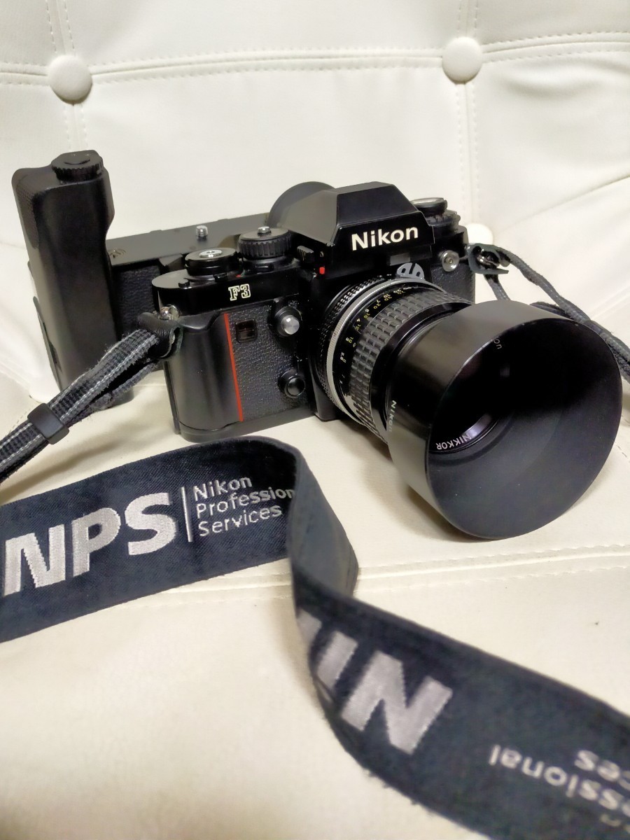 完動品 ニコン Nikon f3 NIKKOR 85mm F2 一眼レフ レンズ プロ 完動品 ニコン Nikon f3 NIKKOR 85mm F2 一眼レフ レンズ プロ