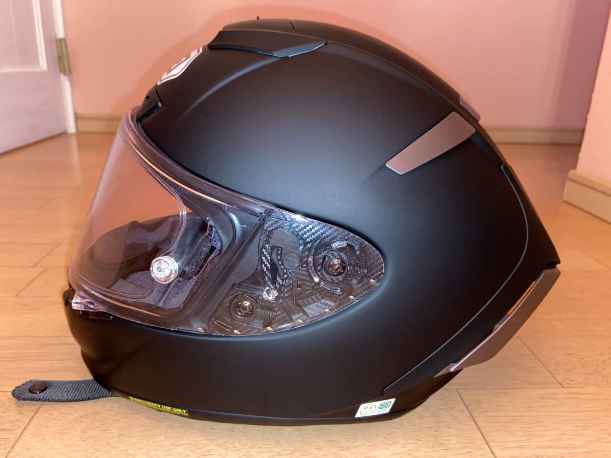 SHOEI フルフェイスヘルメット size M X-Fourteen X-14 マットブラック　美品X-Four teen_10