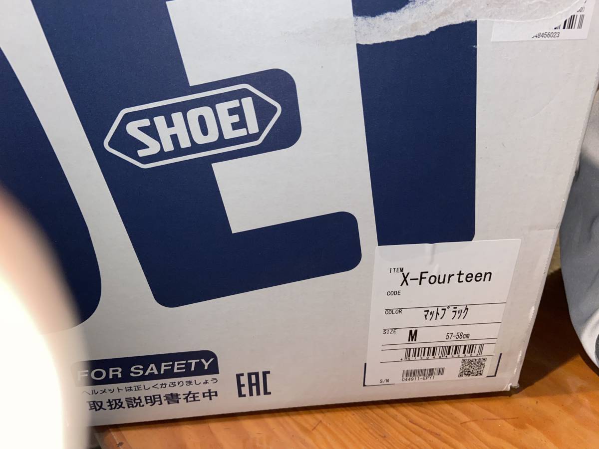 SHOEI フルフェイスヘルメット size M X-Fourteen X-14 マットブラック　美品X-Four teen_8