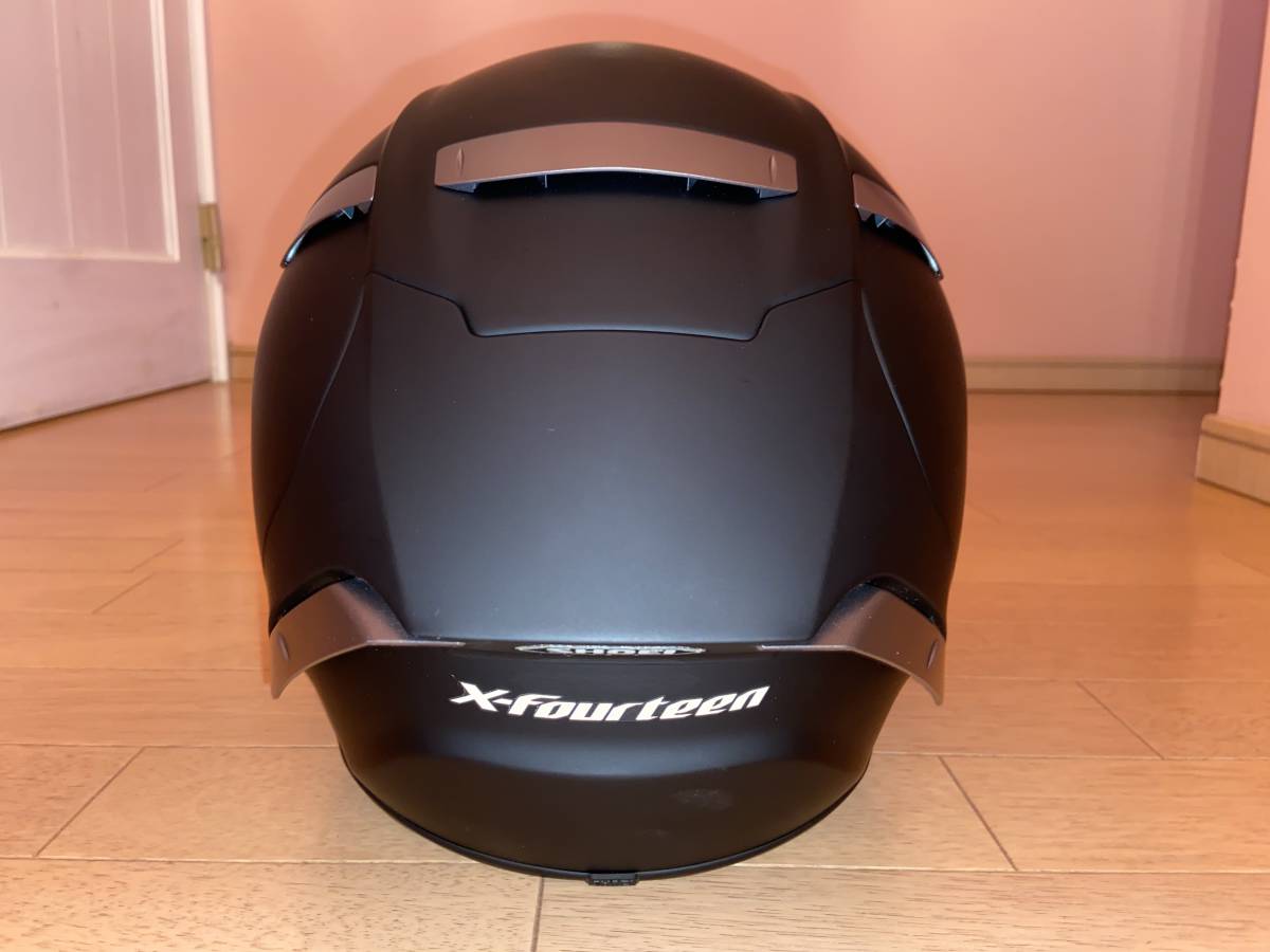 SHOEI フルフェイスヘルメット size M X-Fourteen X-14 マットブラック　美品X-Four teen_9
