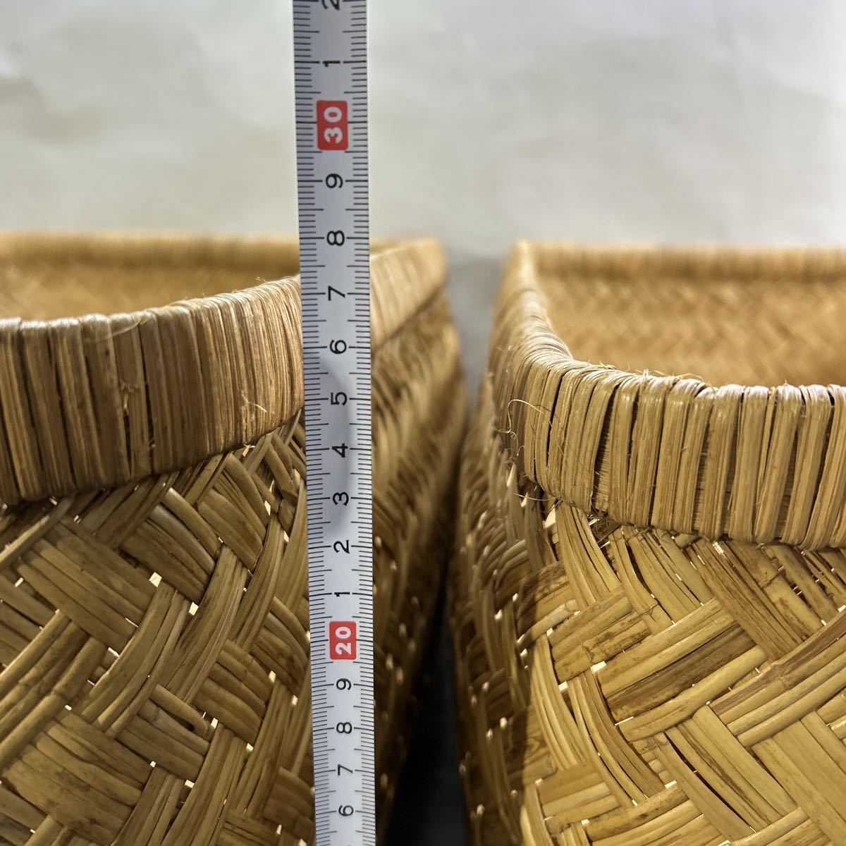 柳行李 やなぎごうり68.5cm 時代物 古民芸 古道具 籠 竹籠 収納用品
