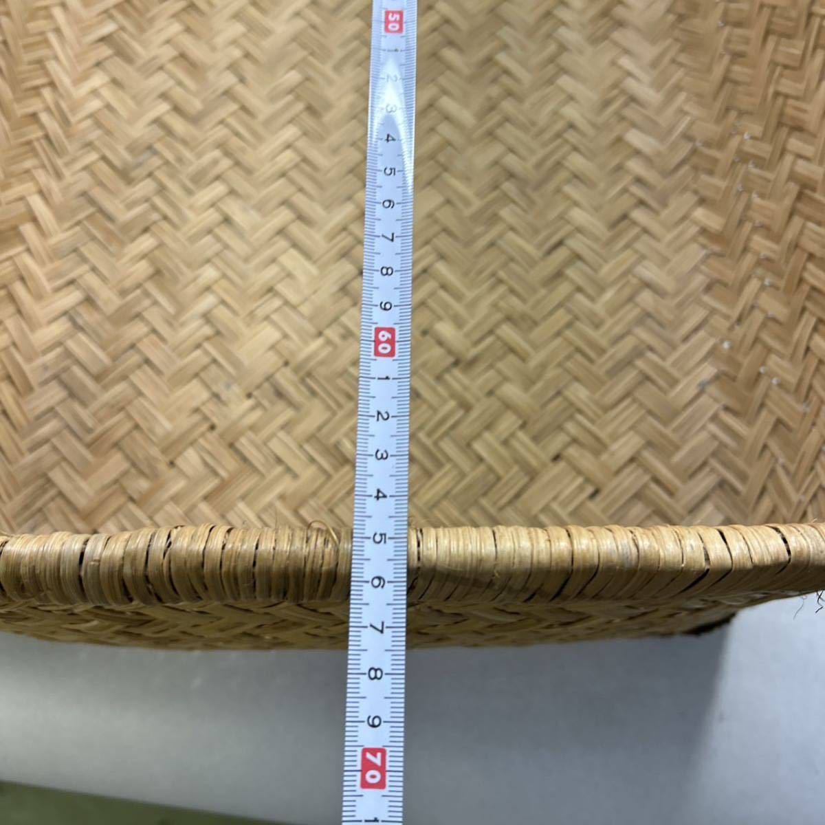 柳行李 やなぎごうり68.5cm 時代物 古民芸 古道具 籠 竹籠 収納用品