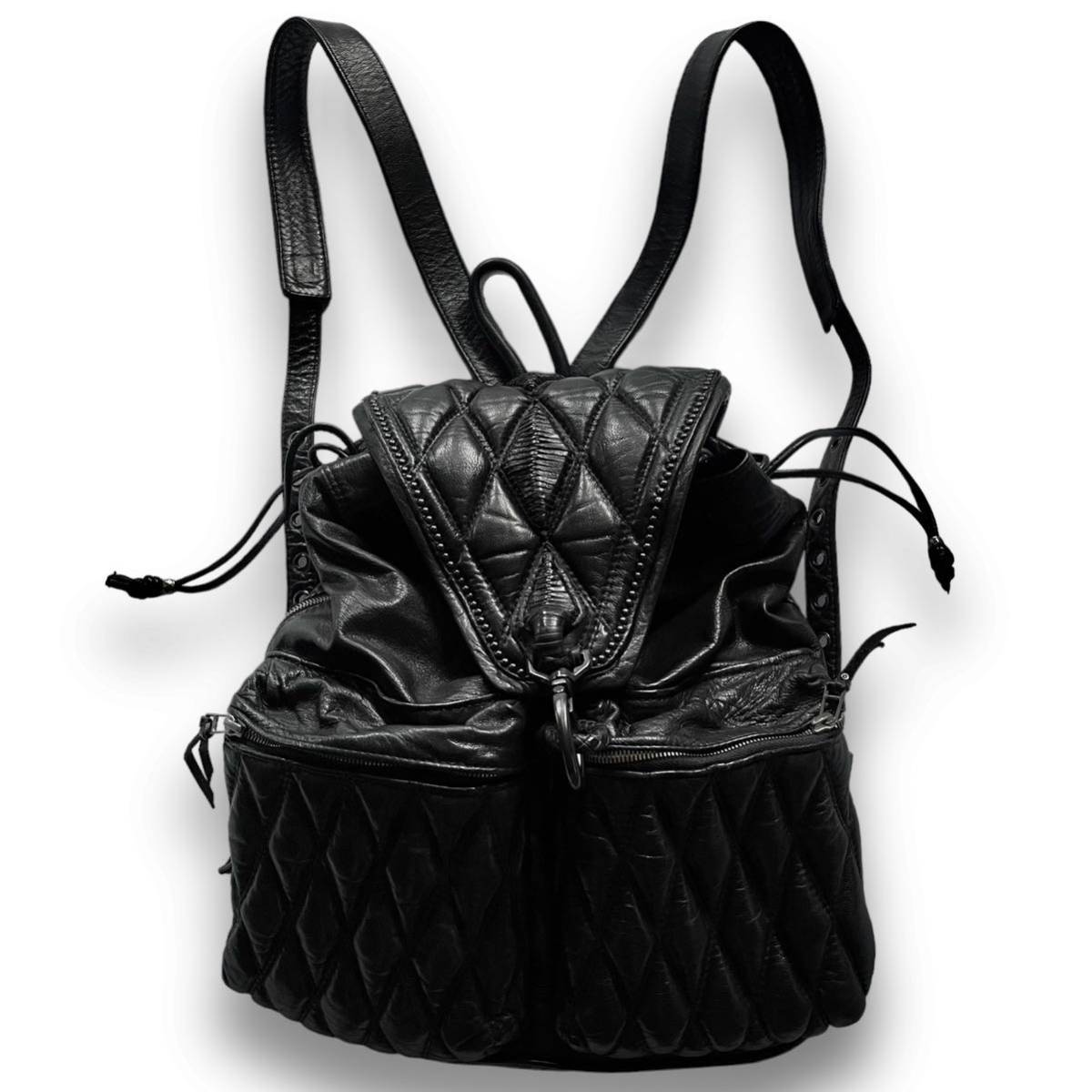KMRii 00s scale leather backpak archive アーカイブ ケムリ レザー 
