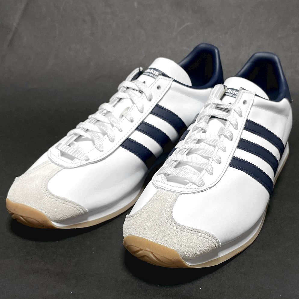 未使用】adidas カントリーOGホワイト ネイビー スニーカー
