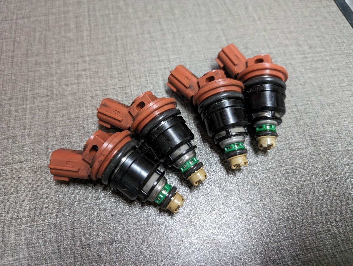 TOM001161 日産 シルビア S15 純正 インジェクター 4本セット A46-F52