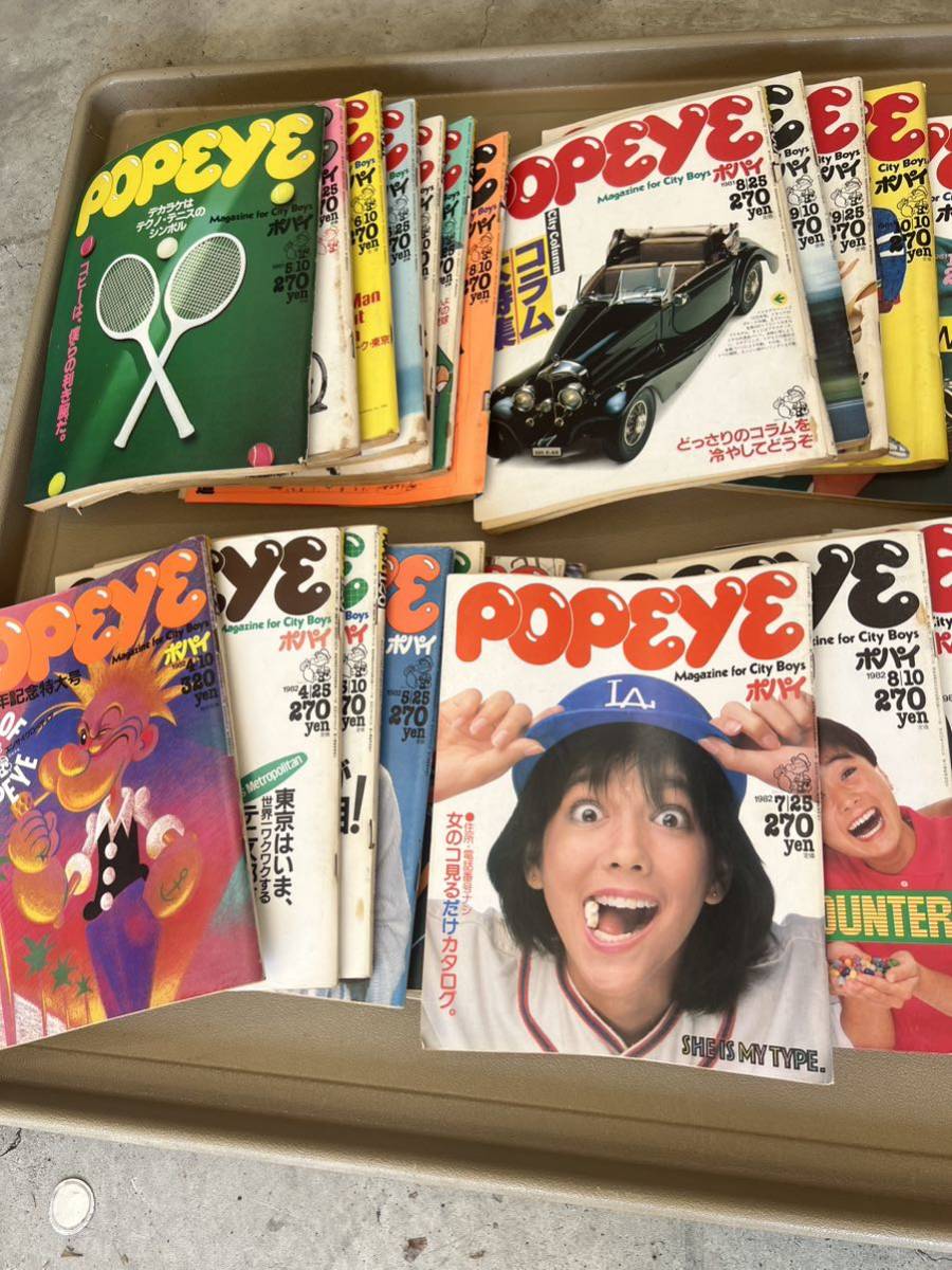 POPEYE ポパイ 雑誌 1981年〜1983年 53冊(サブカルチャー)｜売買された