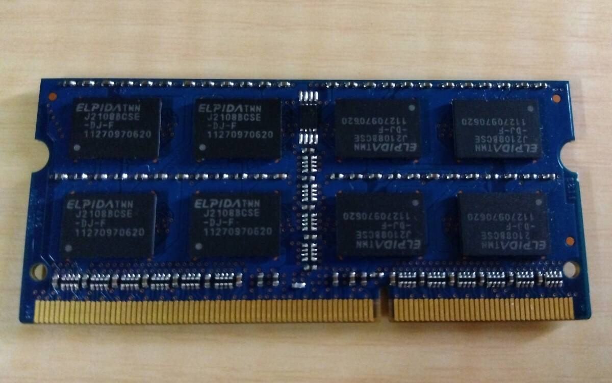 ELPIDA　JAPAN　ノートPCメモリ 4GB PC3-10600S-9-10-F2_2