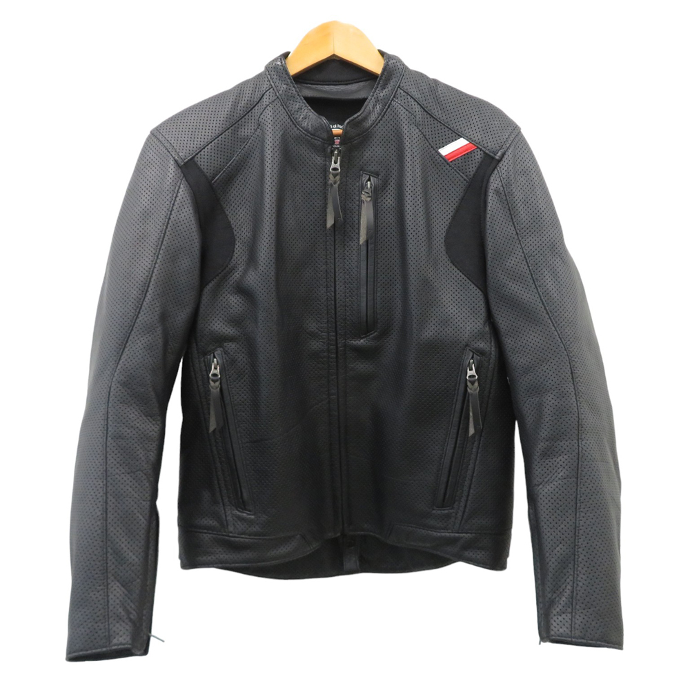 KUSHITANI メッシュジャケット LL ブラック 1円】KUSHITANI クシタニ K-0681ZM レザー スクリプトメッシュ