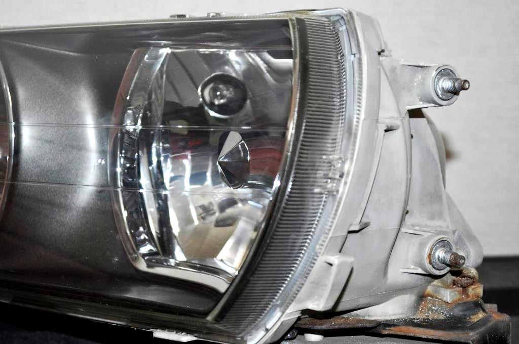綺麗 黄ばみ無 JZX100 GX100 100系 チェイサー 純正 HID ヘッドライト