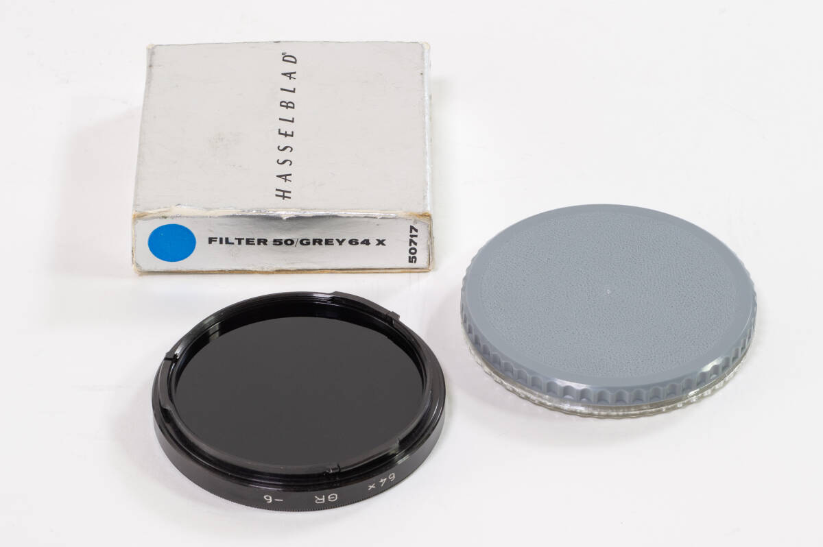 ★美品 hasselblad ハッセルブラッド　減光フィルター 50　lens filter 50 gray 64x【ケース・箱付き】_1