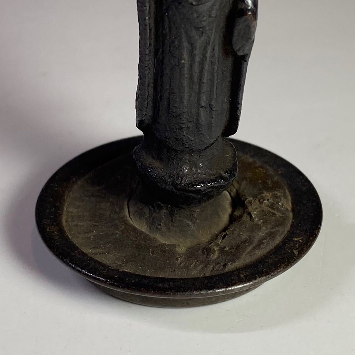 古銅 置物 仏像 仏教美術 銅製 銅器 古美術品 骨董品 時代物 懐中仏