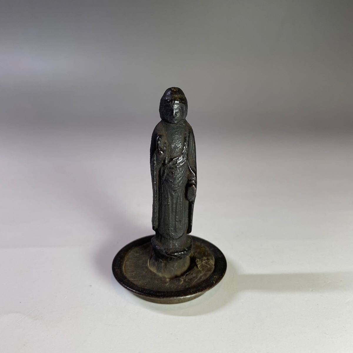 古銅 置物 仏像 仏教美術 銅製 銅器 古美術品 骨董品 時代物 懐中仏