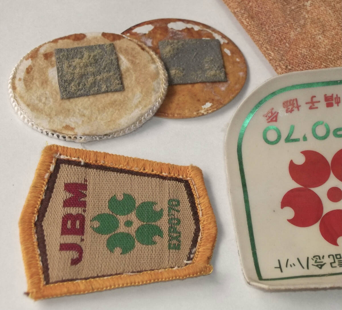 大阪万博 EXPO'70 当時物 ワッペン 5点 桜 シンボル マーク 昭和