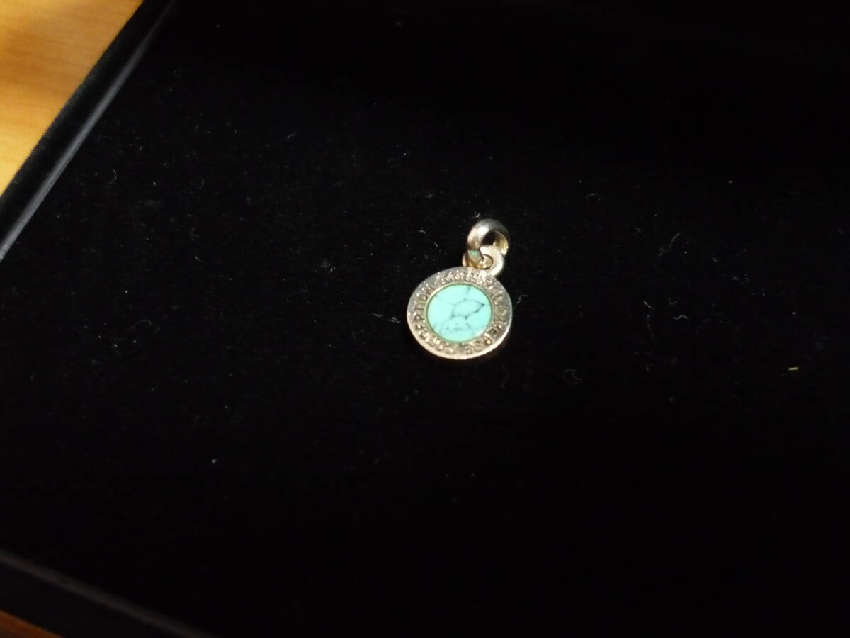 半額 入手困難 中古品 GARNI ガルニ ターコイズ ペンダント トップ ストーン ネックレス Round Stone Pendant S ブルー 限定 芸能人愛用_5