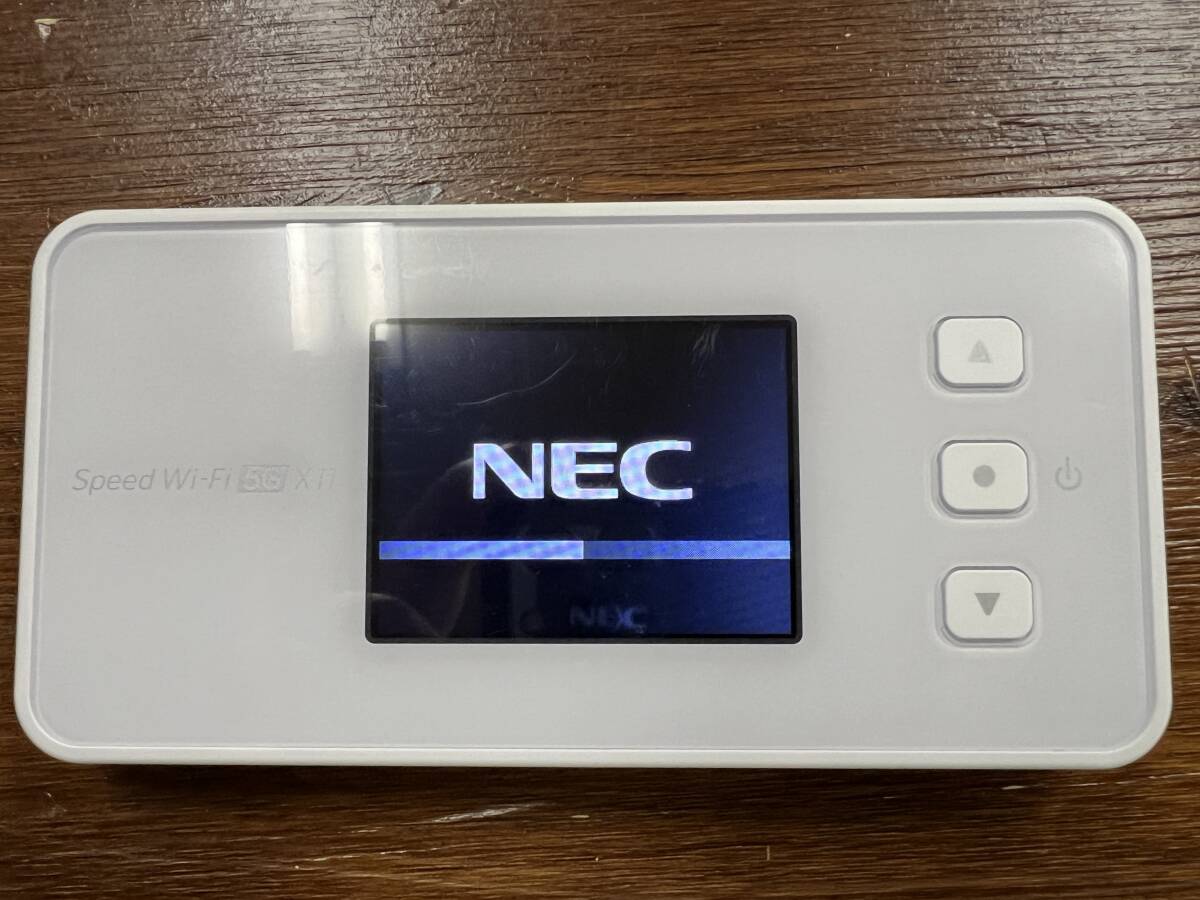 美品】NEC Speed Wi-Fi 5G X11 モバイルルーター クレードル・ケーブル