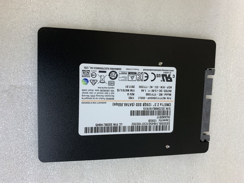 SSD128GB 2.5インチ SATA SAMSUNG MZ-YTY1280 SSD 128GB SATA 2.5 SSD 5mm SATA ...