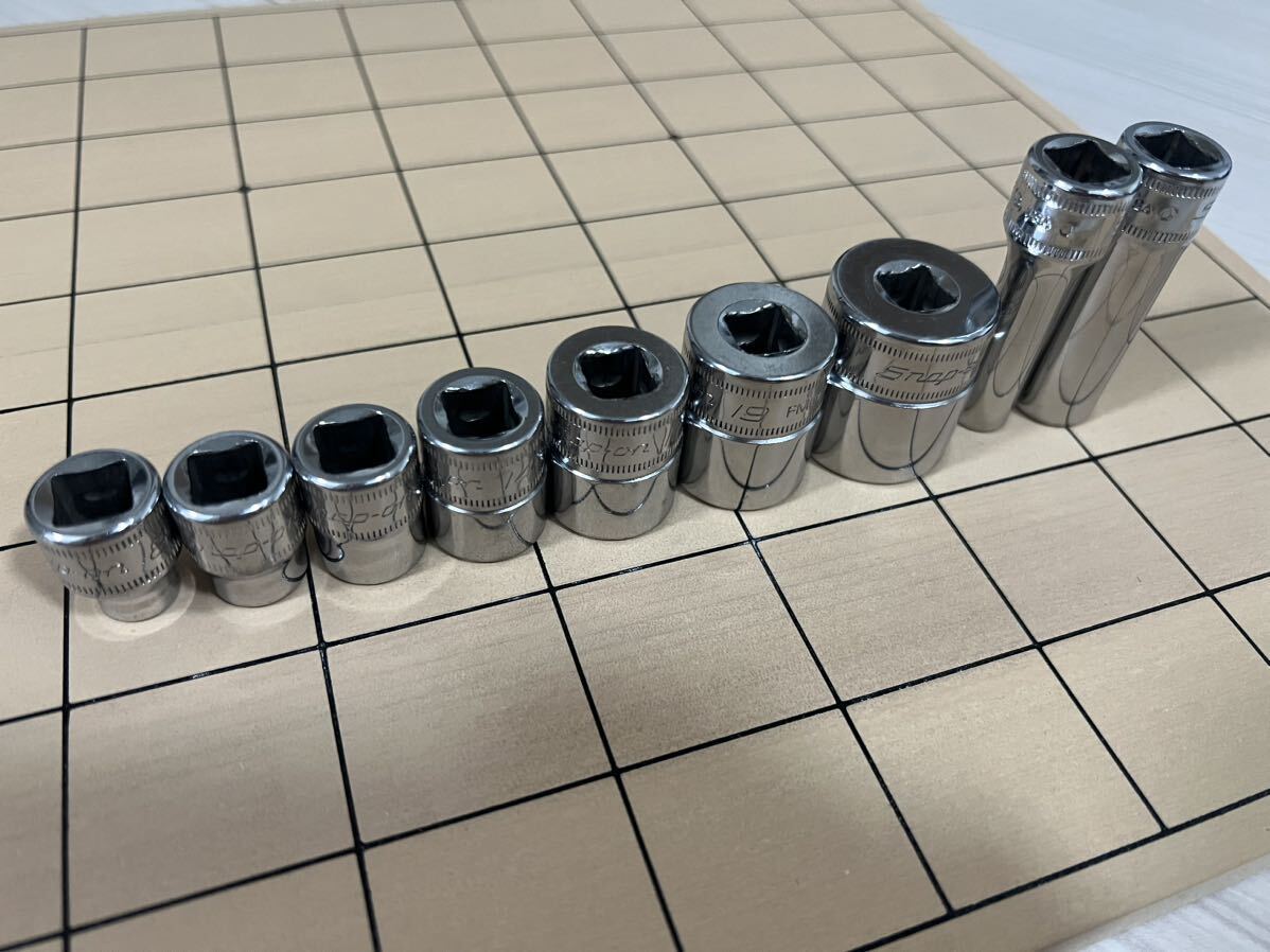 snap-on 3/8 12ポイントソケットセット_1