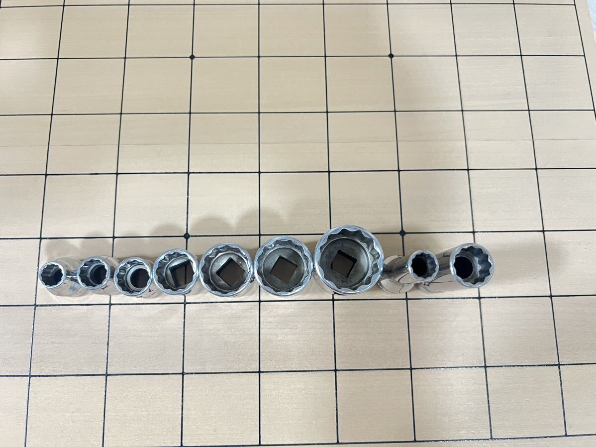 snap-on 3/8 12ポイントソケットセット_3