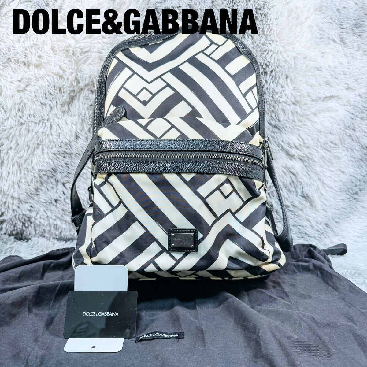 ち*ん様 206/未使用 D&G ドルチェ＆ガッバーナ リュック バックパック 新品タグ付き】 ドルチェアンドガッバーナ DOLCE&GABBANA ドルガバ D&G