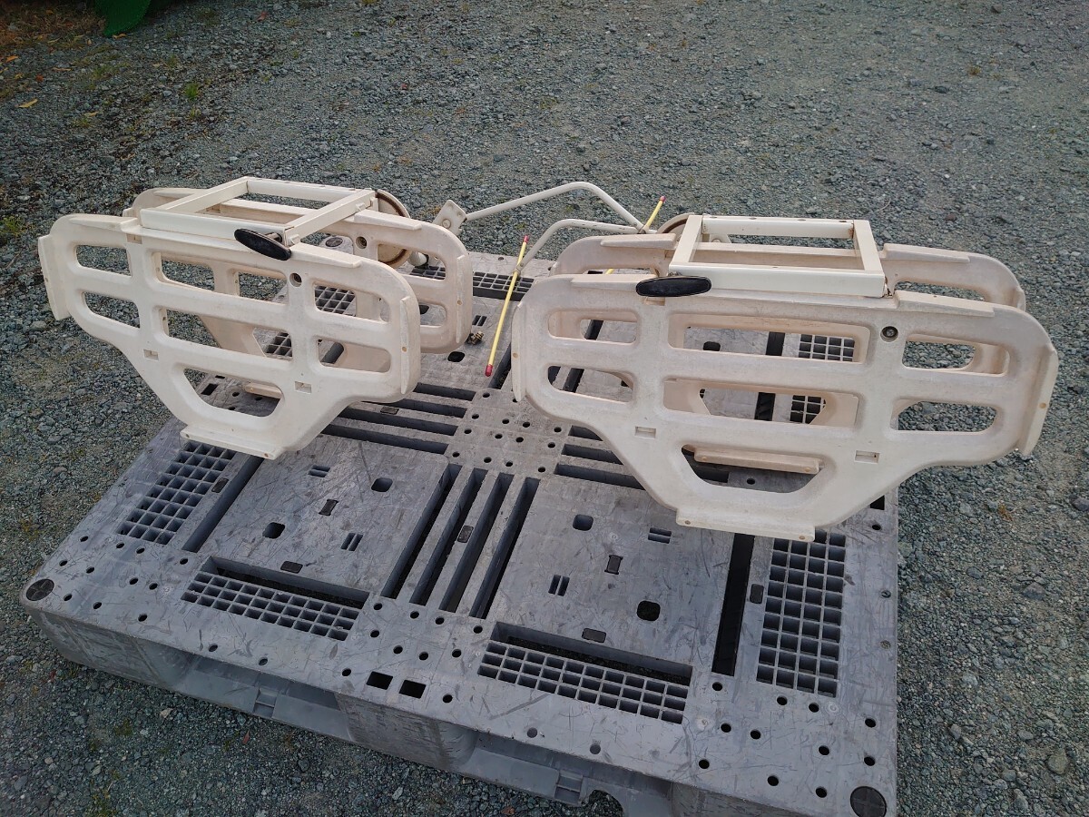 イセキ PQ4 さなえ 4条用 苗台 左右セット 苗置き台 苗乗せ台　フレーム マーカー付き 田植機 PQ パーツ 三重県から ISEKI_10