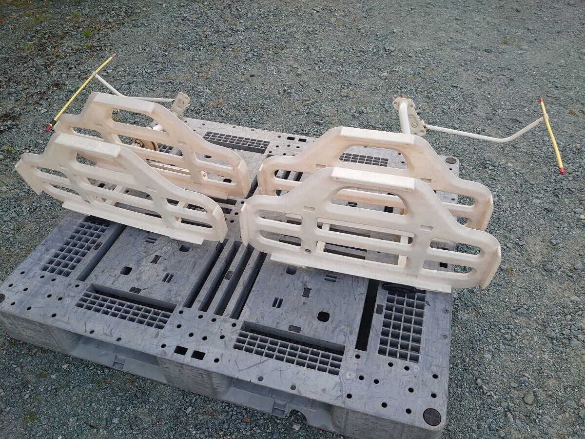 イセキ PQ4 さなえ 4条用 苗台 左右セット 苗置き台 苗乗せ台　フレーム マーカー付き 田植機 PQ パーツ 三重県から ISEKI_6