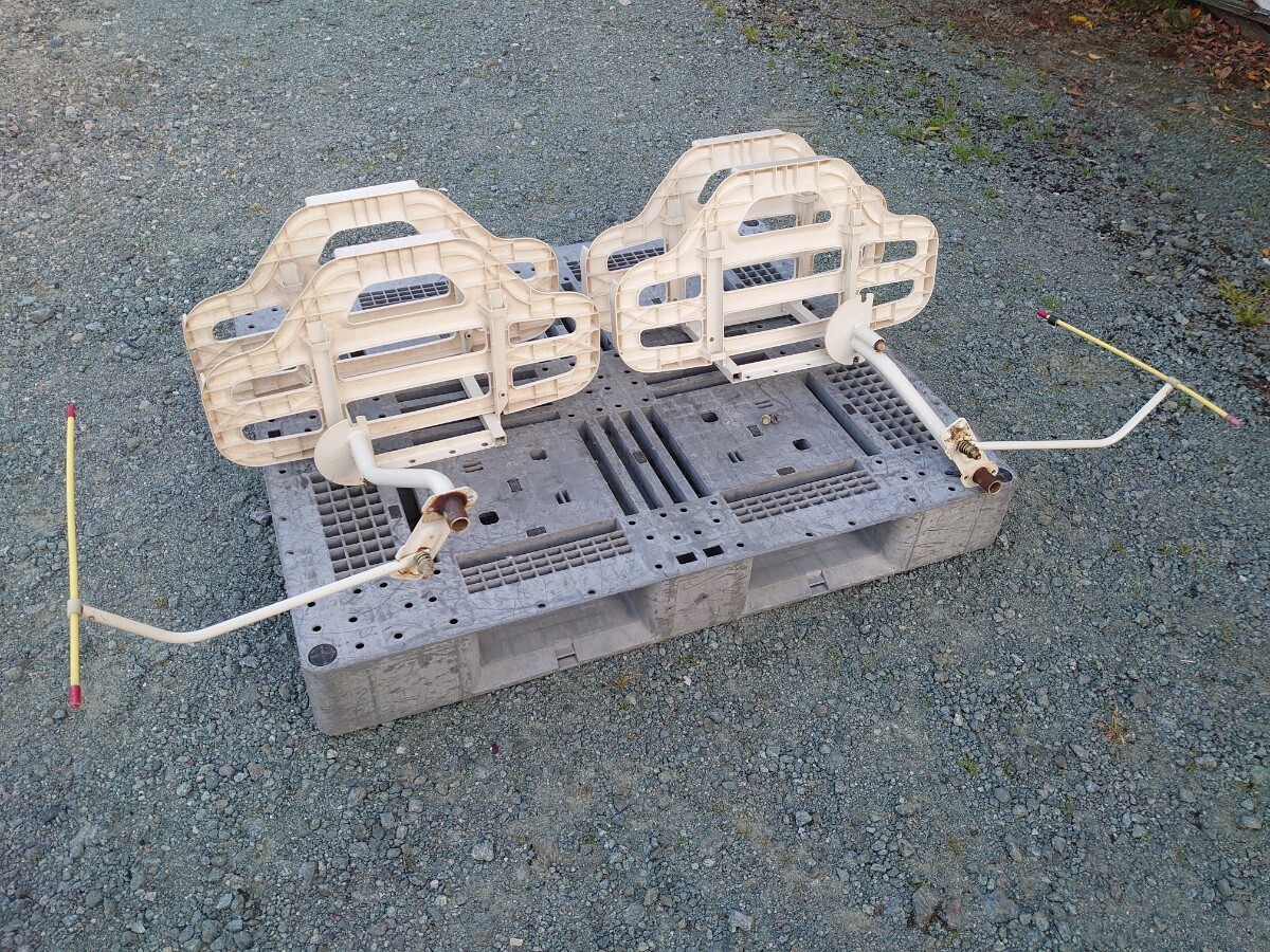 イセキ PQ4 さなえ 4条用 苗台 左右セット 苗置き台 苗乗せ台　フレーム マーカー付き 田植機 PQ パーツ 三重県から ISEKI_7