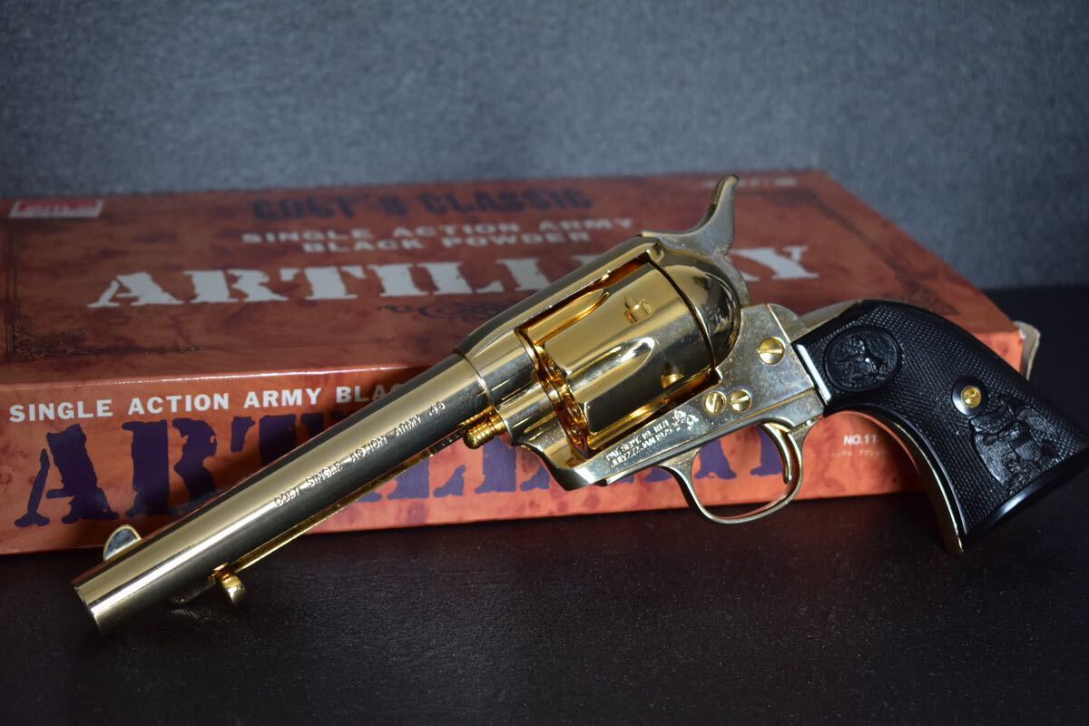 未発火] コクサイ コルト SAA 24kメッキ 金属モデルガン smG 検 タナカ