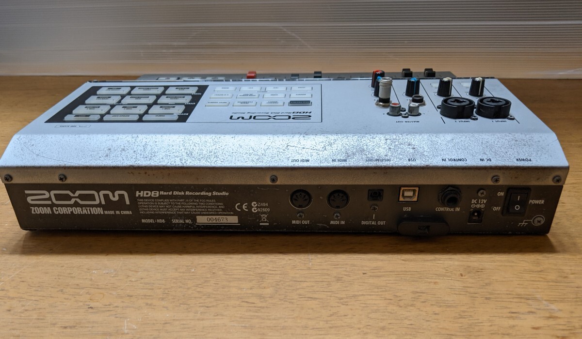 IY1593 ZOOM HD8 MTR マルチトラックレコーダー/ミキサー/ズーム/楽器